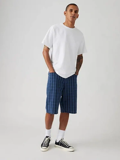 Levi's 469 Loose Men's 12" Shorts 42x12 In Lightsaber Plaid