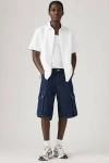 Levi's 478 Baggy Cargo Shorts In White