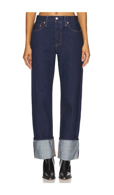 Levi's 501 90s Cuff Straight In Rinsey Rinse