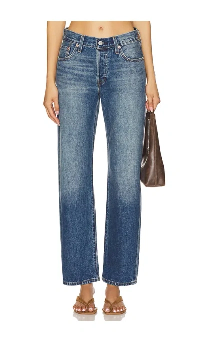 Levi's 501 90s Mid-rise Straight-leg Jeans In Blue