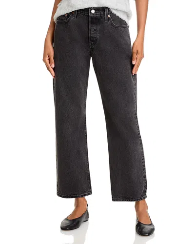 Levi's 501 90s High Rise Straight Ankle Jeans In Smooth Operator