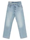 Levi's 501® Cropped Jeans In Blue