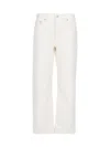 Levi's 501® High-rise Cropped Jeans In White