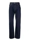 Levi's 501 Cotton Jeans With A Straight Leg In Blue