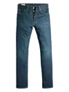 Levi's 511 Logo-patch Straight-leg Jeans In Blue