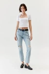 Levi's 501 Jean In Light Blue, Women's At Urban Outfitters