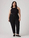 Levi's 501 Original Cropped Women's Jeans (plus Size) 18 In Black Sprout
