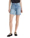 Levi's 501 Mid Thigh Denim Shorts In Fun Flare Lightweight In Fun Flare Lightweight