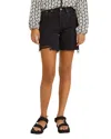 Levi's 501 Mid Thigh Denim Shorts In Lunar Black In Lunar Black