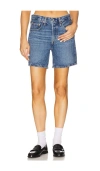 Levi's 501 Mid Thigh Short In Blue Beauty