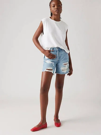 Levi's 501 Mid Thigh Women's Shorts 25 In Camp Point