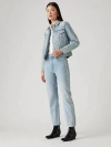 Levi's 501 Crop Jeans In Good As Silver