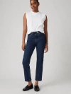 Levi's 501 Crop Jeans In Salsa