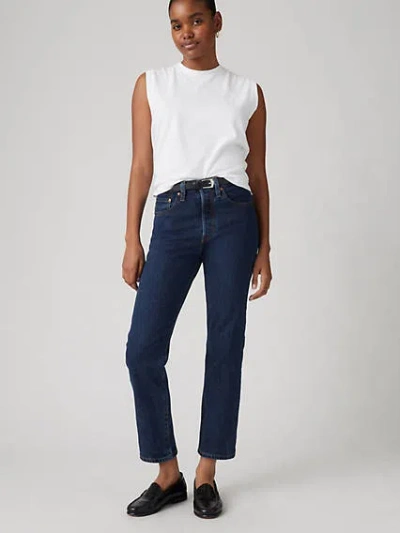 Levi's 501 Crop Jeans In Salsa