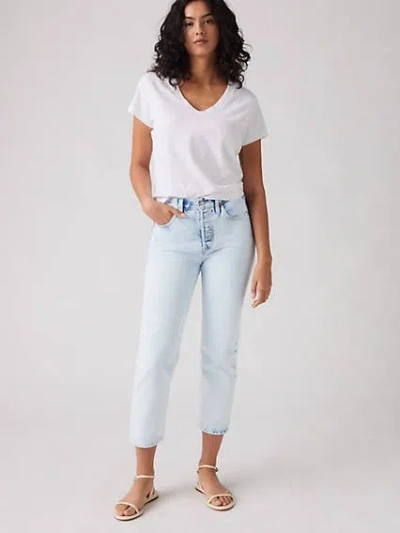 Levi's 501 Original Cropped Women's Jeans 31x26 In Healing Waters