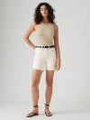 Levi's 501 Mid Thigh Shorts Ecru Booper No Damage In No Damage