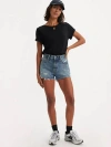 Levi's 501 Original Fit High Rise Women's Shorts 30 In The Future Is Now