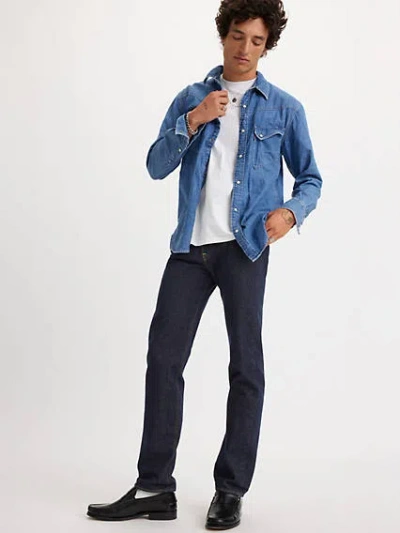 Levi's 501 Original Fit Men's Jeans 42x30 In Stay Dark Indigo Rinse