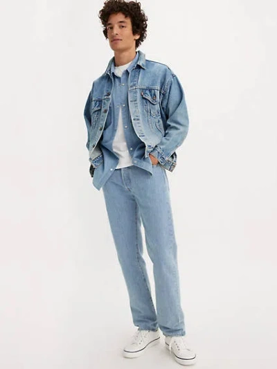 Levi's 501 Original Fit Men's Jeans 42x32 In Light Stonewash