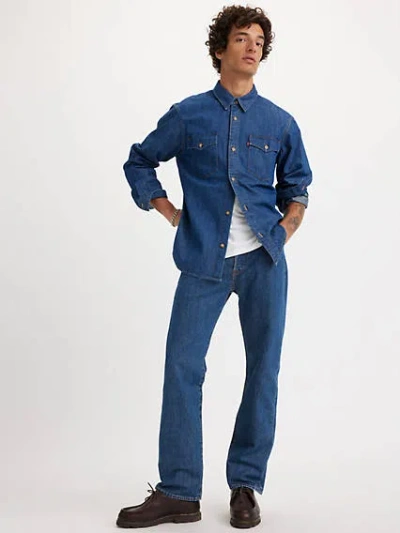 Levi's 501 Original Fit Men's Jeans 44x32 In Dark Stonewash