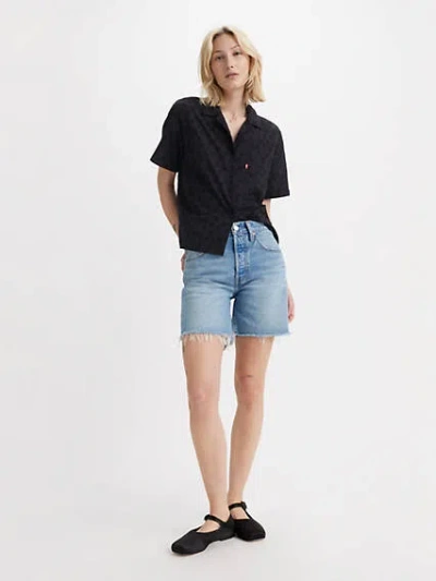 Levi's 501 Mid Thigh Shorts In Fun Flare
