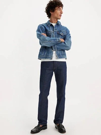 Levi's 501 Original Fit Plant Based Men's Jeans 38x32 In Indigo Farm Rigid