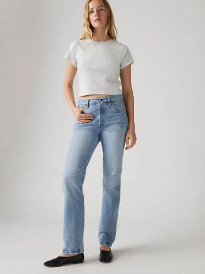 Levi's 501 Original Fit Plant Based Women's Jeans 31x30 In Indigo Botanics