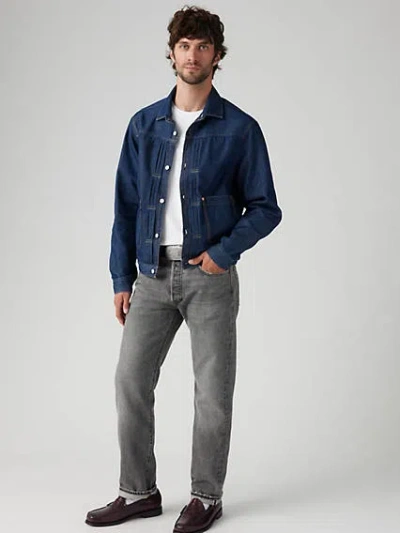 Levi's 501 Original Fit Selvedge Men's Jeans 38x32 In Black Ash