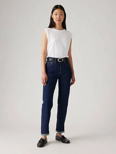 Levi's 501 Original Fit Selvedge Women's Jeans 24x32 In Rinsey Rinse