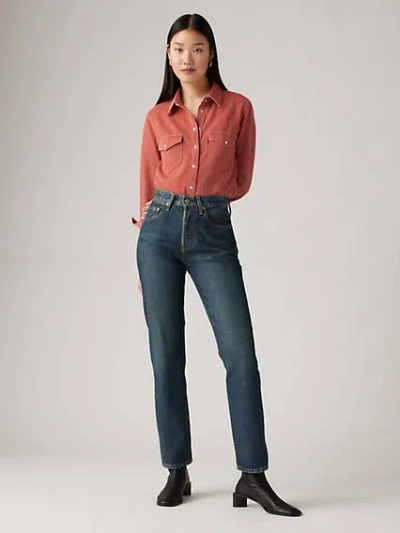 Levi's 501 Original Fit Women's Jeans 25x30 In Switch Teams