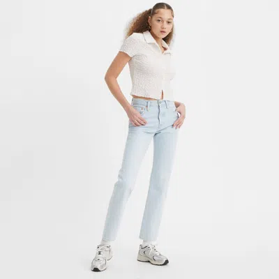 Levi's 501 Original Fit Women's Jeans 31x32 In White
