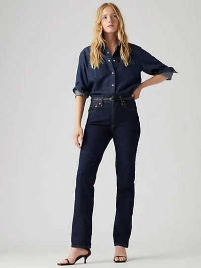 Levi's 501 Original Fit Women's Jeans 33x32 In Deep Breath