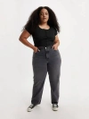 Levi's Plus Size 501 Original Straight-leg Jeans, Exclusively At Macy's In Black