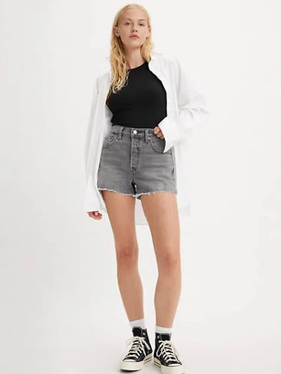 Levi's 501 Original High Rise Jean Shorts In Hit The Road Bb