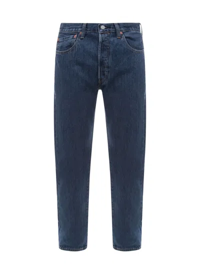 Levi's 501 Original Jeans With Iconic Tag In Blue