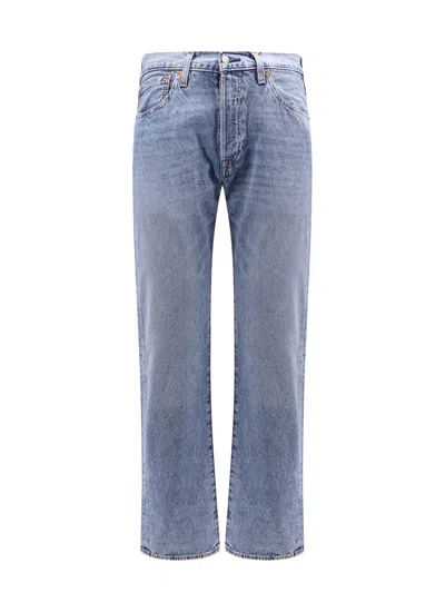 Levi's 501 Original Jeans With Iconic Tag In Blue
