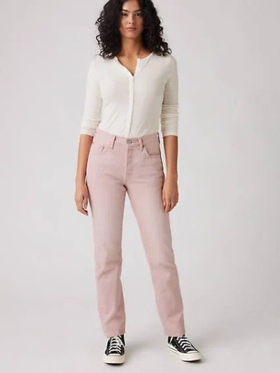 Levi's 501 Original Women's Jeans 32x30 In Scraped Pale Mauve