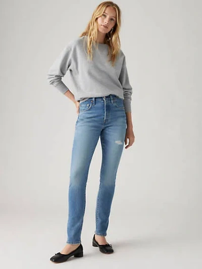 Levi's 501 Skinny Women's Jeans 23x30 In Historically Blue