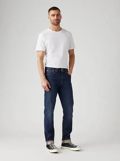 Levi's 501 Slim Taper Fit Selvedge Men's Jeans 42x32 In Blue