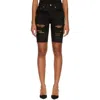 Levi's 501 Slouch Ripped Black Button Fly Jeans In Black