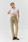 Levi's 501 Straight Leg Jean In Khaki, Women's At Urban Outfitters