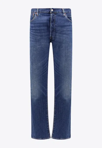 Levi's 501 Straight-leg Jeans In Black