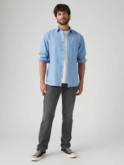 Levi's 502 Taper Fit Linen+ Denim Men's Jeans 40x30 In Slicked Back