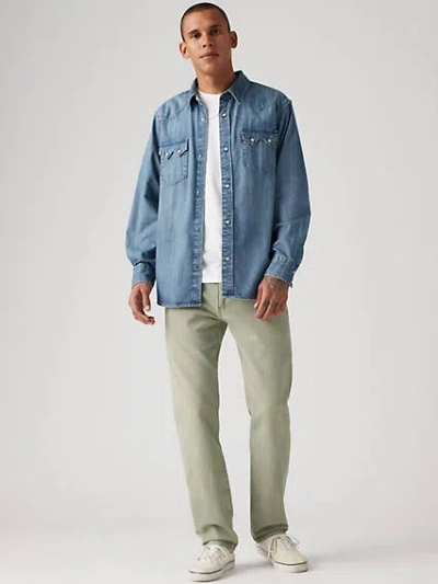 Levi's 502 Taper Fit Men's Jeans 33x30 In Forest Lichen Green