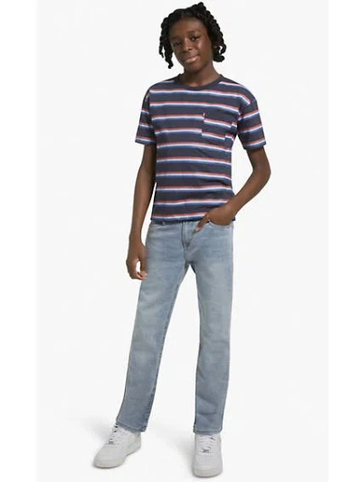 Levi's 502 Taper Fit Strong Performance Big Boys Jeans 8-20 8 In Blue
