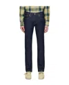 Levi's 502 Taper Stretch Denim Trousers In Black