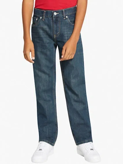 Levi's 505 Regular Fit Big Boys Jeans 8-20 18 In Blue