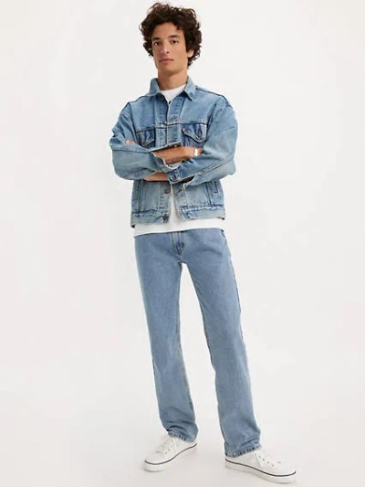 Levi's 505 Regular Fit Men's Jeans 38x32 In Light Stonewash