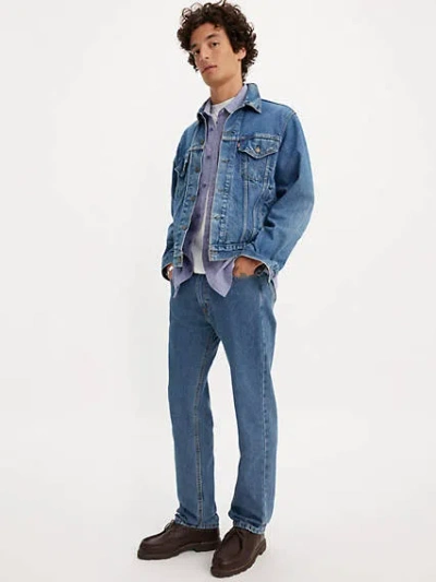 Levi's 505 Regular Fit Men's Jeans 42x30 In Medium Stonewash