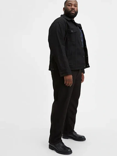 Levi's 505 Regular Fit Men's Jeans (big & Tall) 50x30 In Black